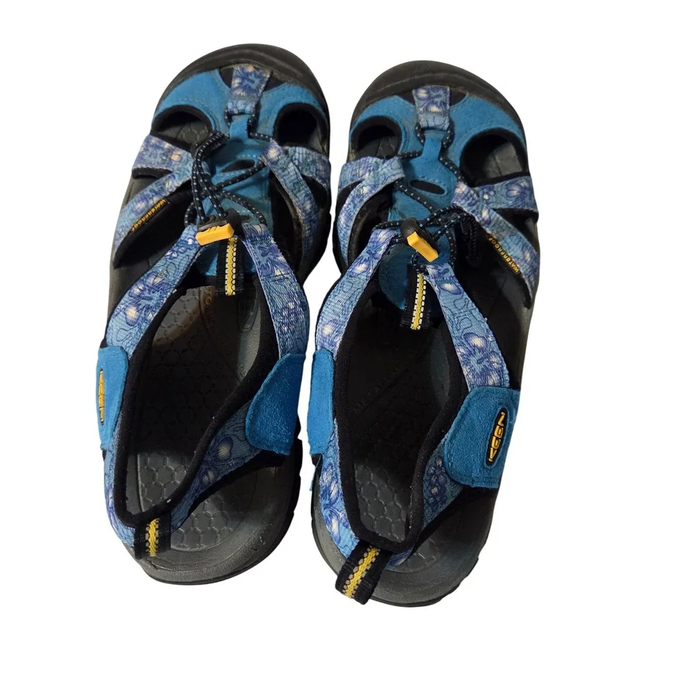 Keen Newport H2 Sandals Men Blue Waterproof Hiking Shoes 10 Men - 11.5 Women's